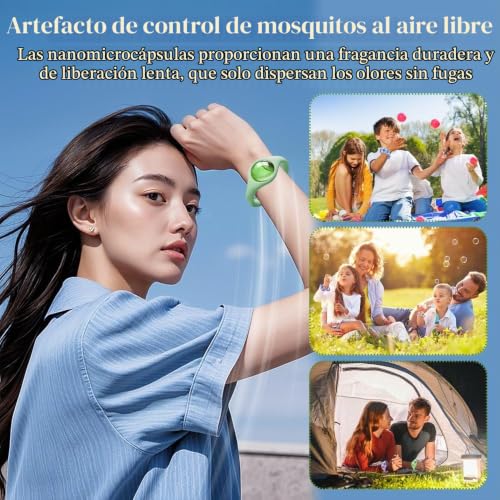 Thumbnail 6 de Horuili pulsera repelente de mosquitos – pack de 4 pulseras de silicona con aceites esenciales