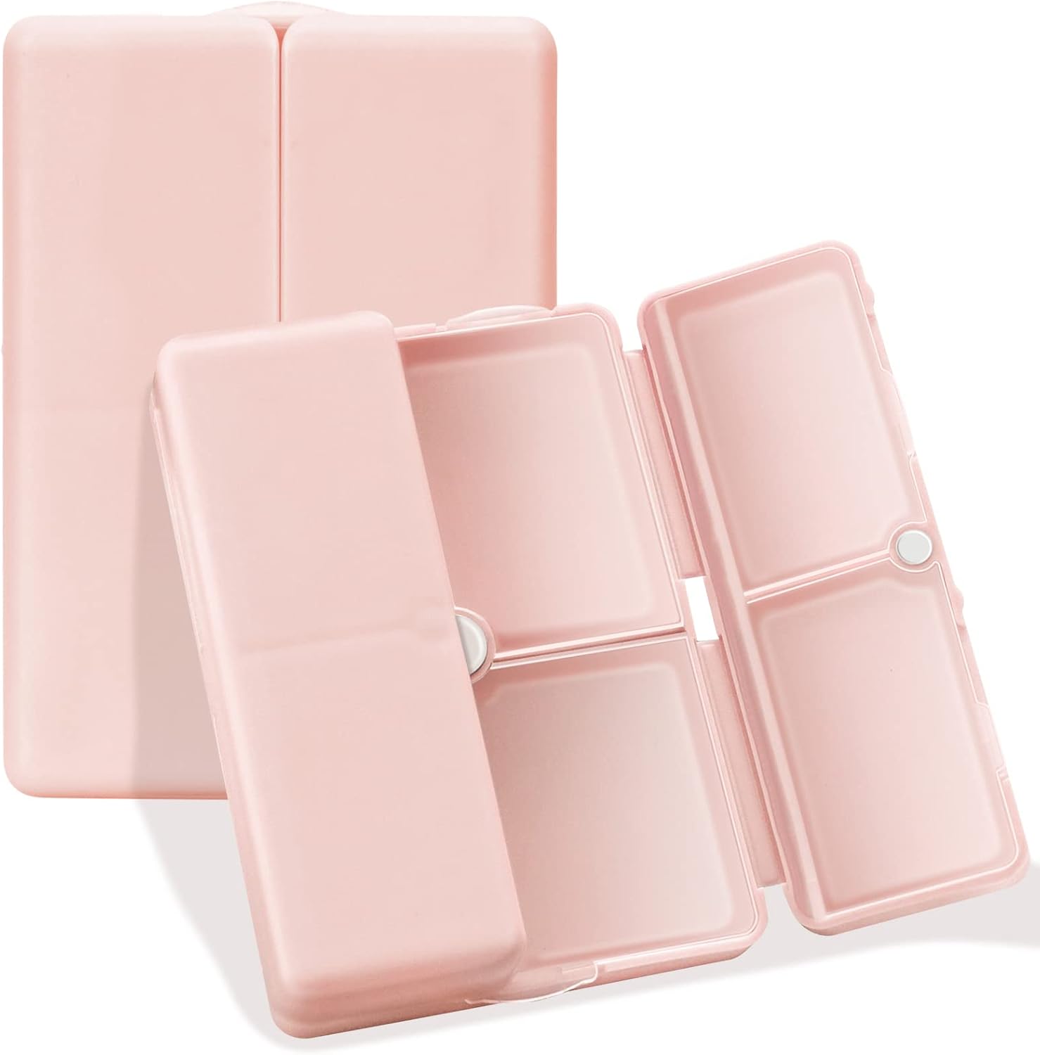 FYY Daily Pill Organizer: 7-Compartment Foldable Pill Case for Travel