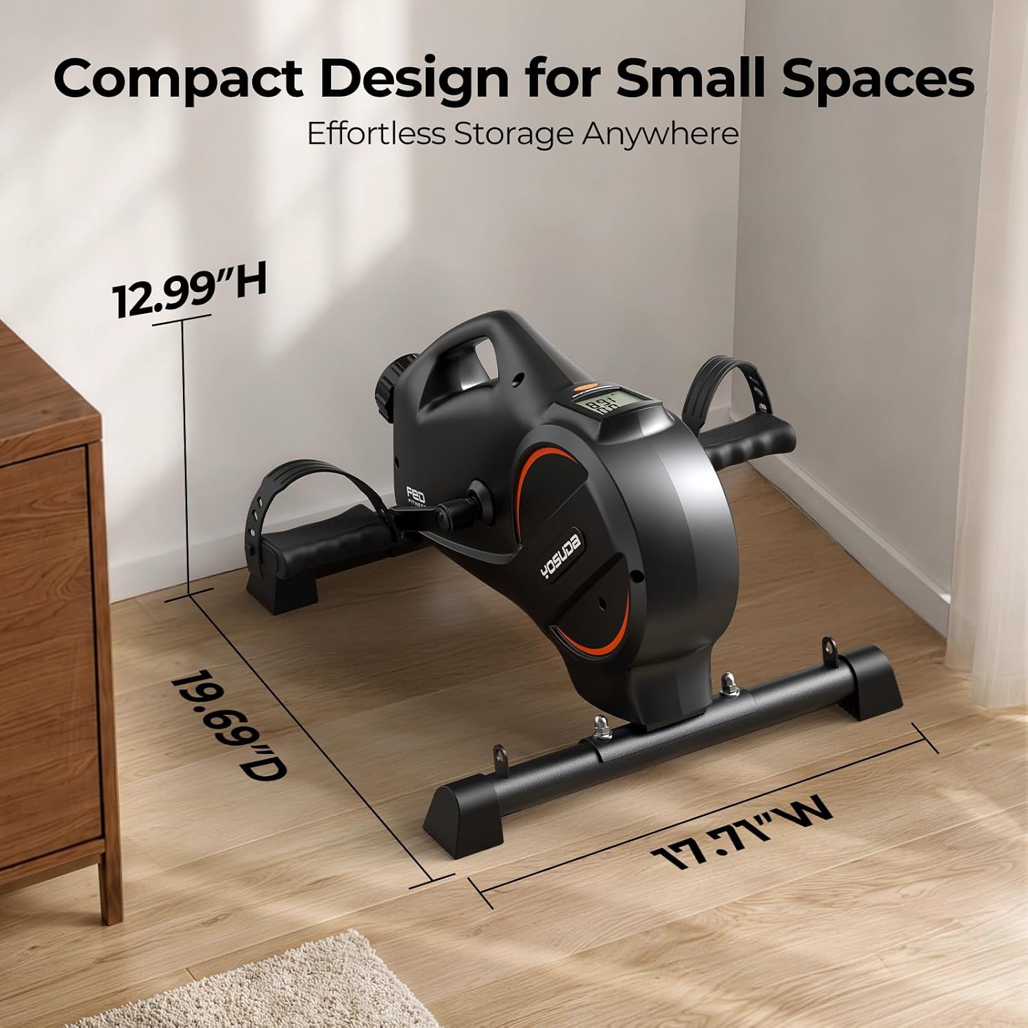 Thumbnail 6 de YOSUDA ysd-minibike-jick Under-Desk Pedal Exerciser with Magnetic Resistance