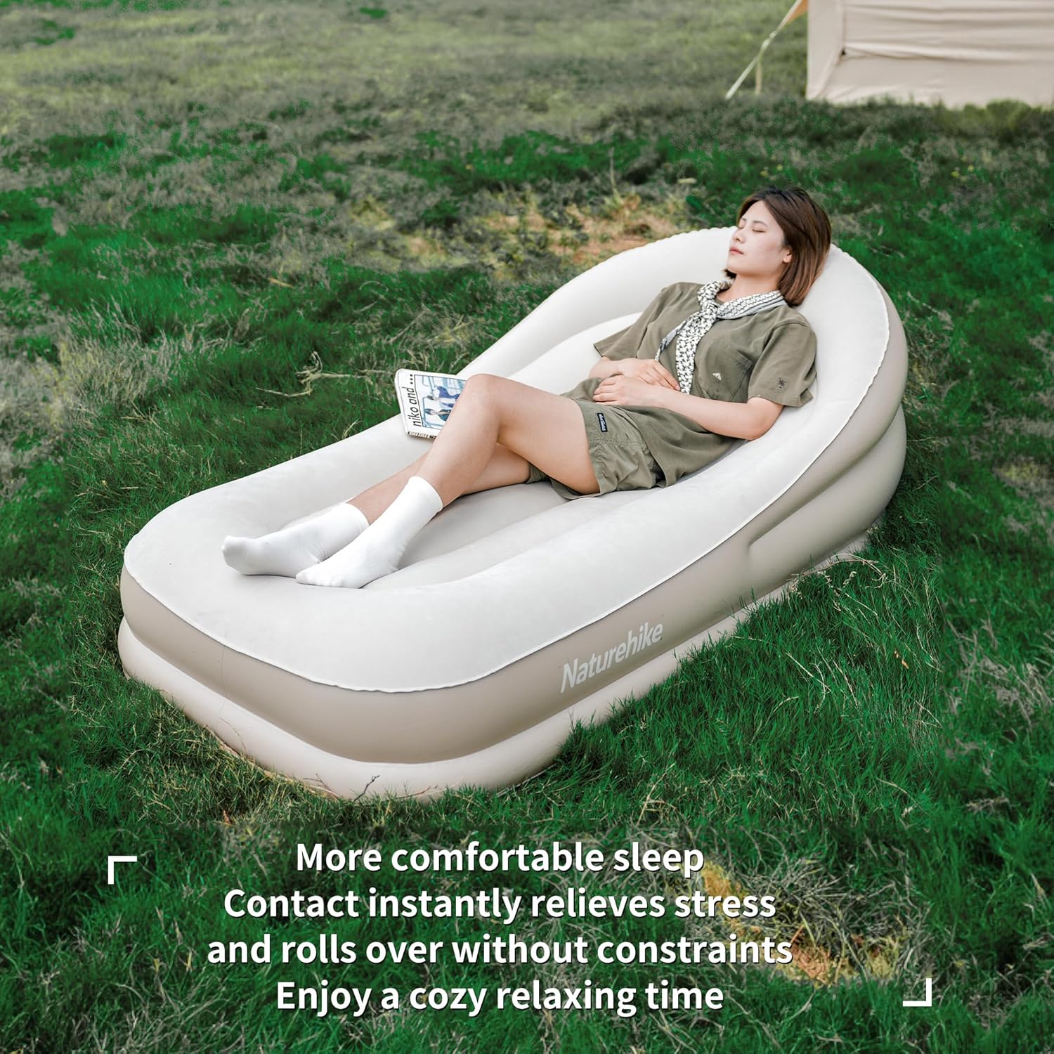 Thumbnail 3 de Naturehike Divano gonfiabile: comfort versatile per casa, campeggio e picnic