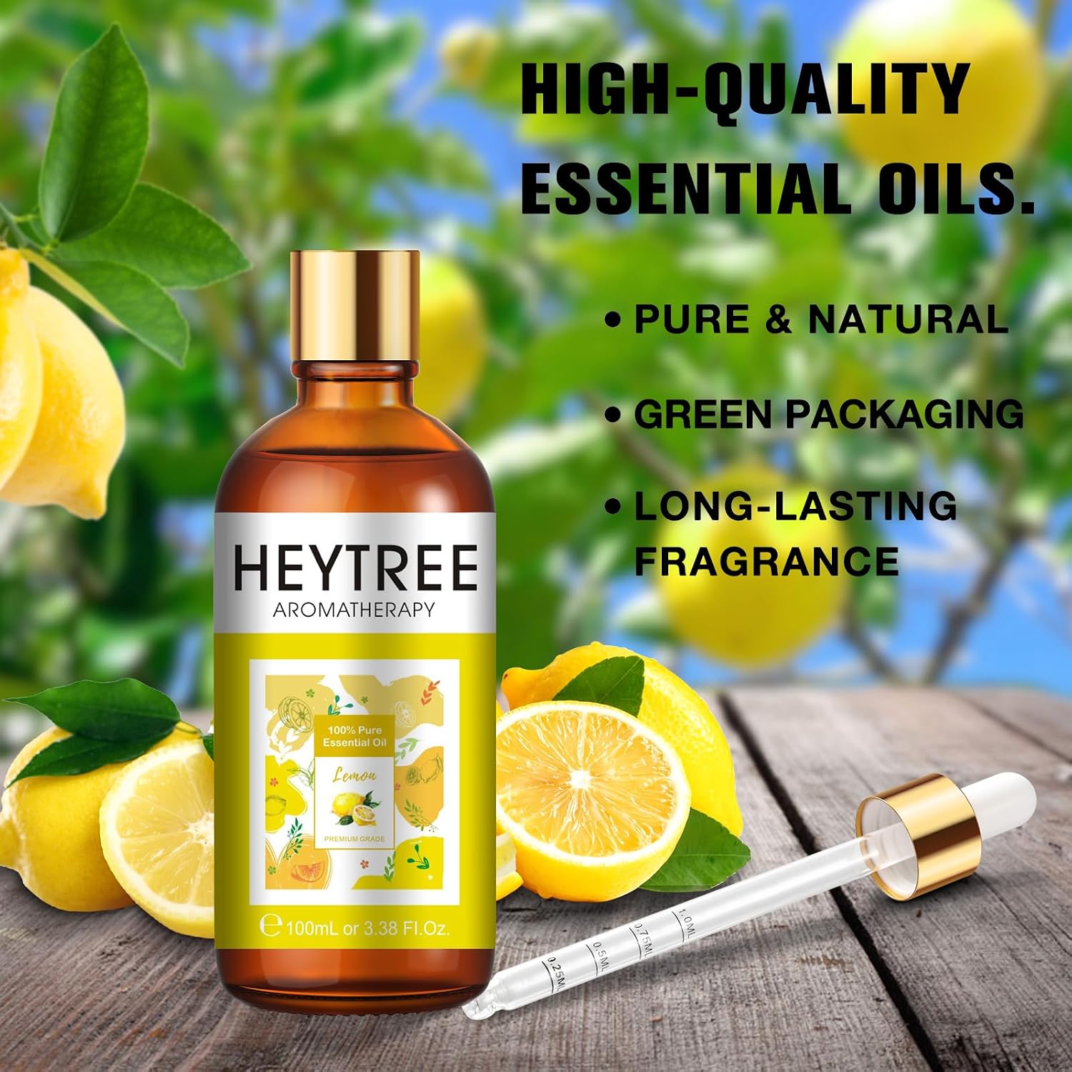 Detalle de HEYTREE Lemon Essential Oil 100ml
