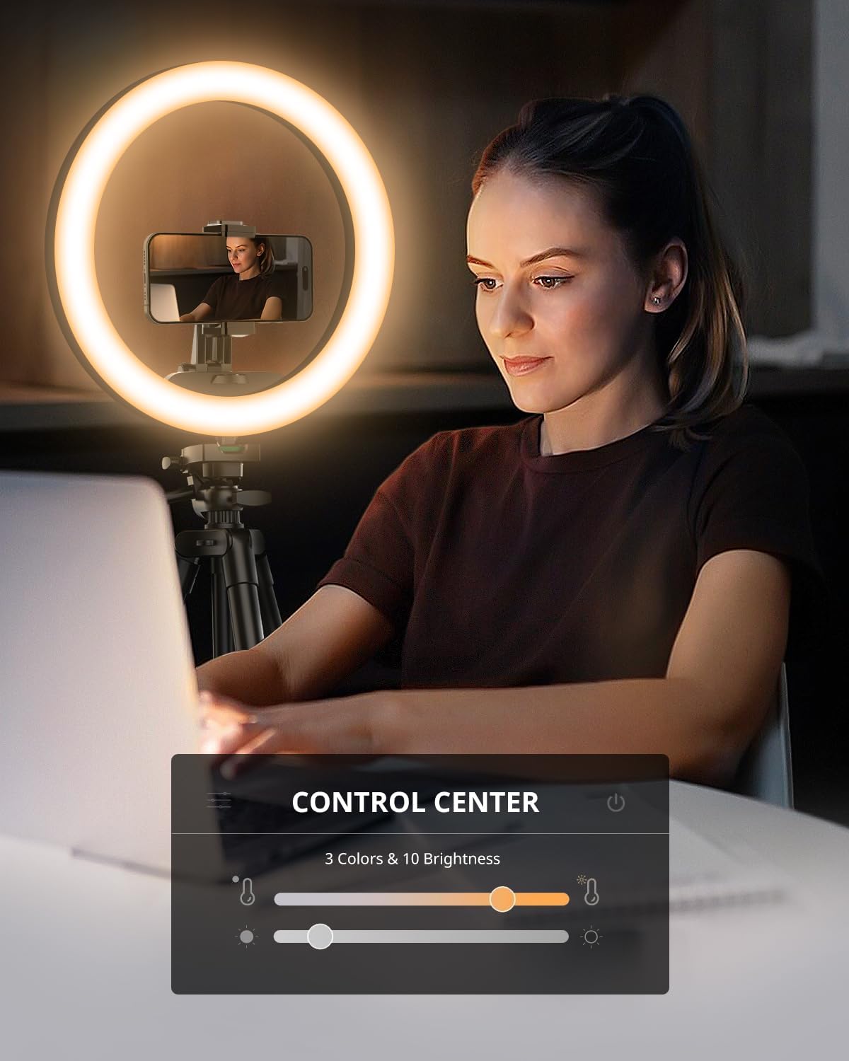 Thumbnail 1 de UBeesize Anillo de Luz 12" con Trípode de 127cm 📸