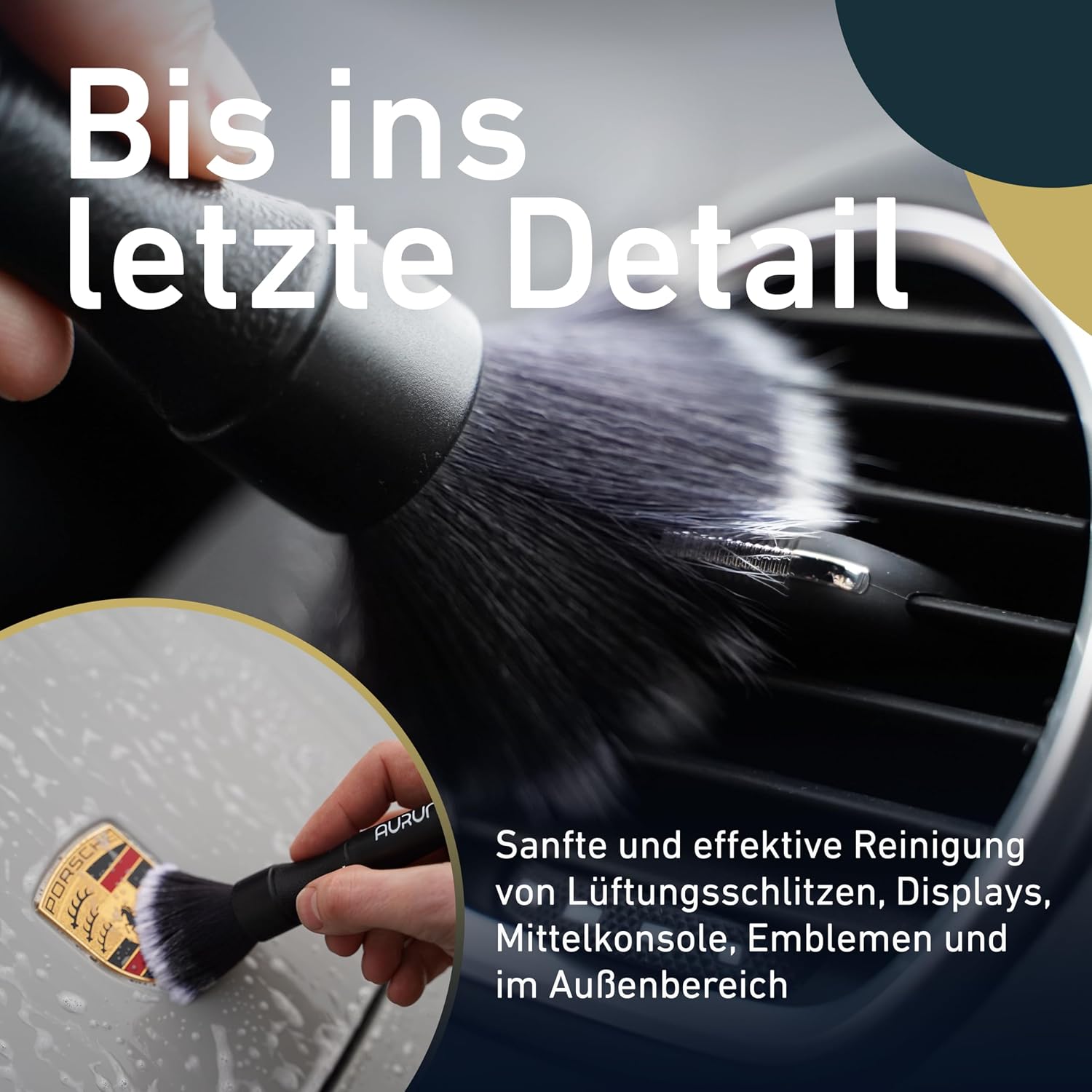 Detalle 2 de Aurum-Performance Detailing Pinsel 2er Set