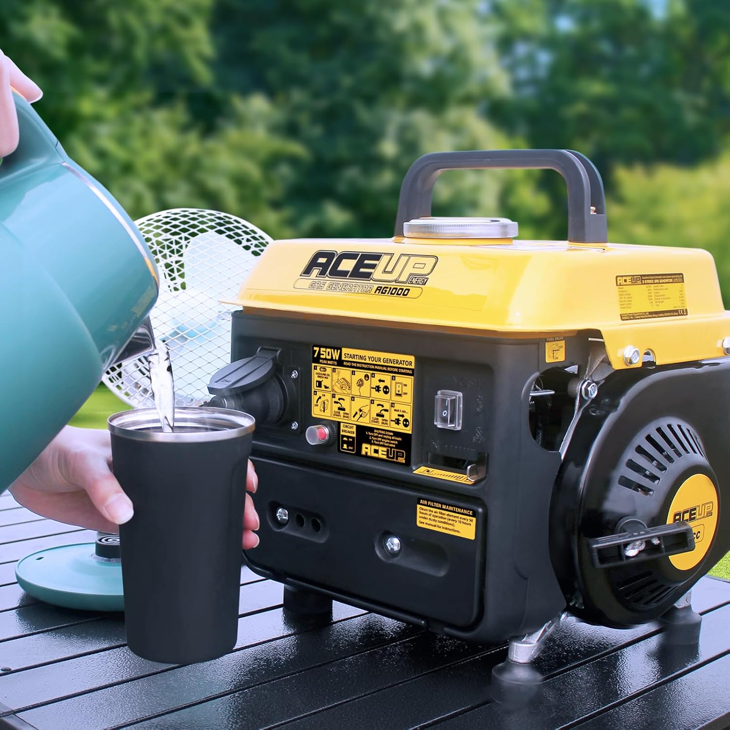 Thumbnail 1 de Aceup Energy 750W portable generator ⛽