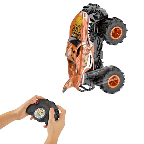 Thumbnail 4 de Hot Wheels HW Tiger Shark RC: Monster Truck teledirigido todoterreno 1:24 con mando y alcance de 30 m