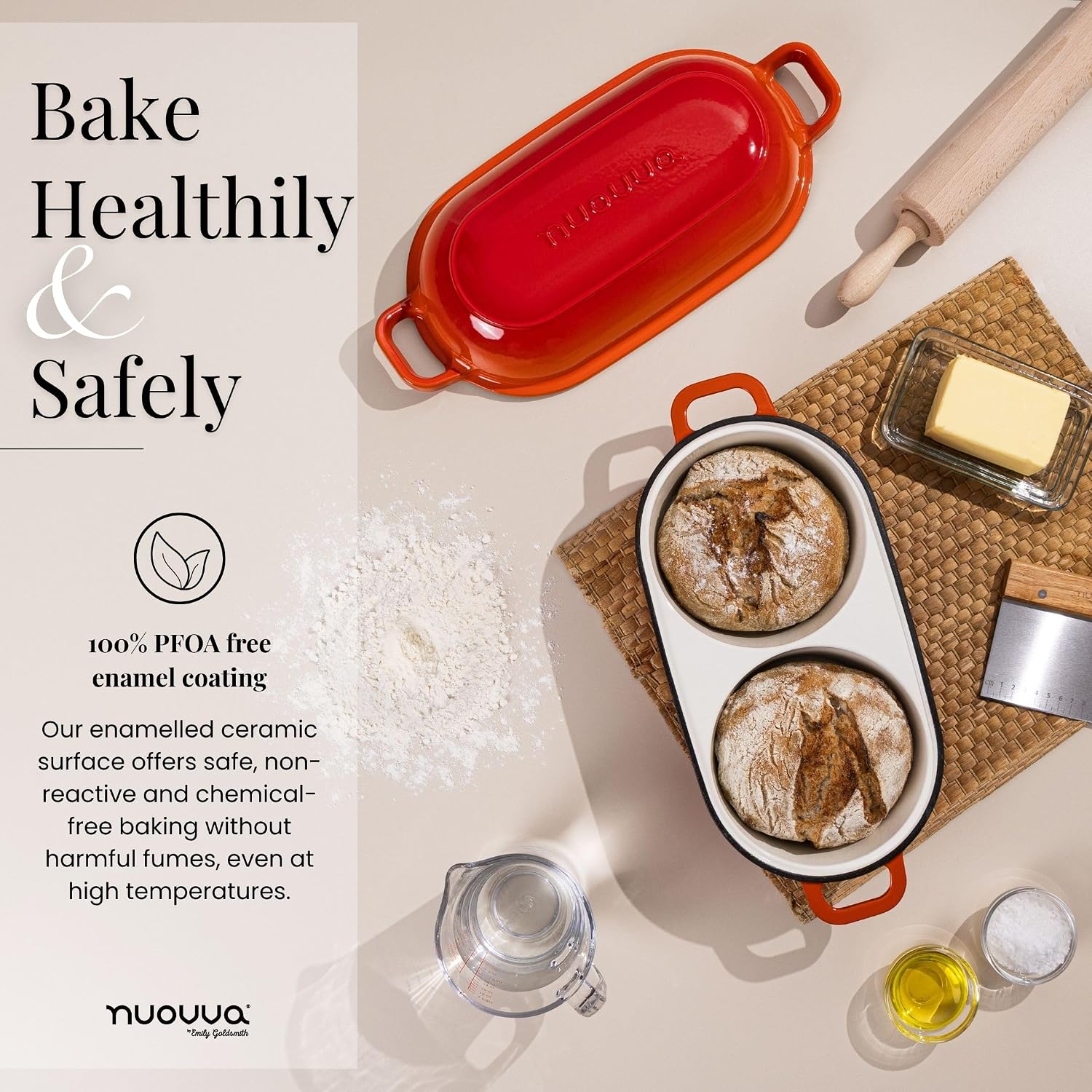 Thumbnail 5 de Nuovva 16.5cm Enamelled Cast Iron Dutch Oven for Bread ๐ฒ