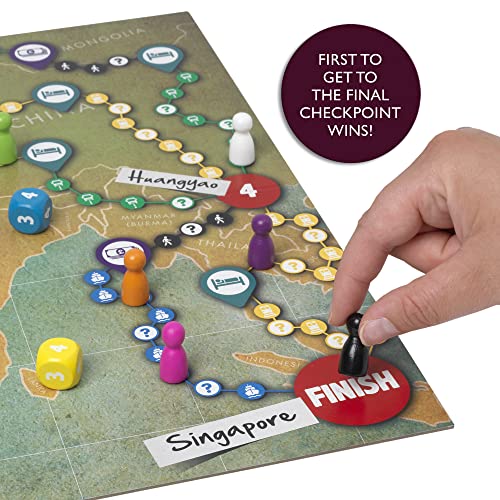 Thumbnail 5 de IDEAL Race Across the World Board Game – The Globe-Trotting Family Adventure for 2–6 Players