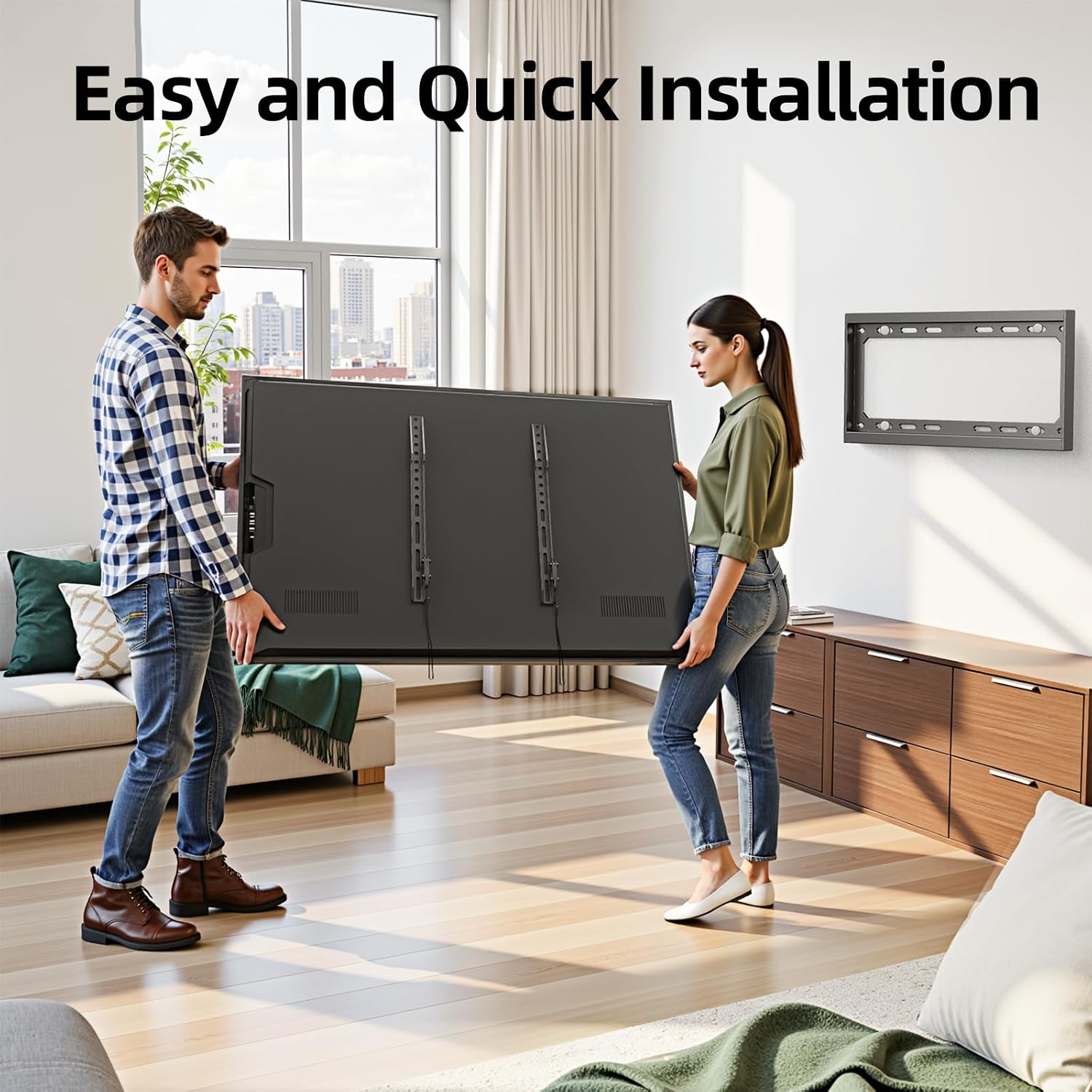 Thumbnail 6 de USX MOUNT Fixed TV Wall Mount 99lbs