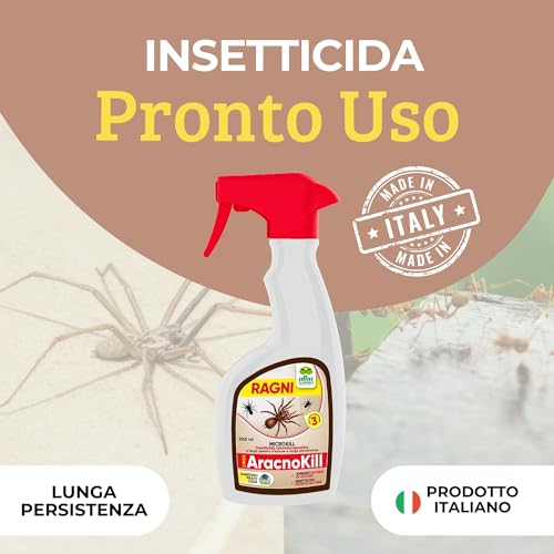 Thumbnail 1 de Albagarden Aracnokill: Insetticida spray 500 ml per interni ed esterni, contro ragni, insetti e zanzare
