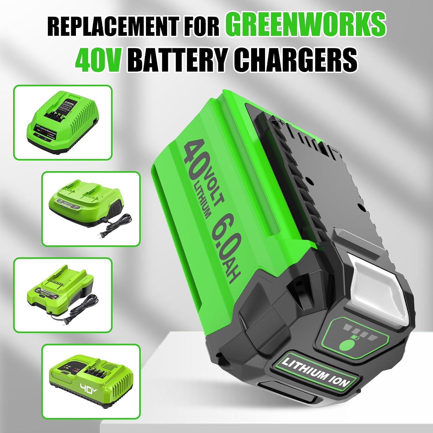 Detalle 1 de 40V Replacement Battery