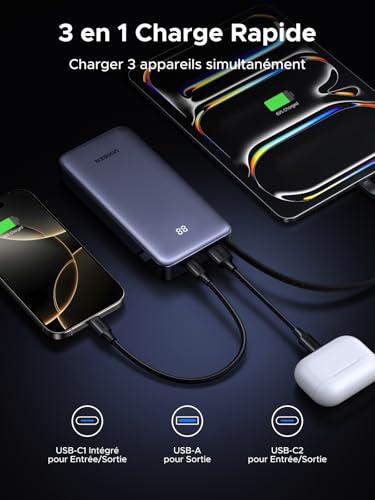 Thumbnail 3 de UGREEN Nexode 45W Batterie Externe 20000mAh — Charge rapide et polyvalente