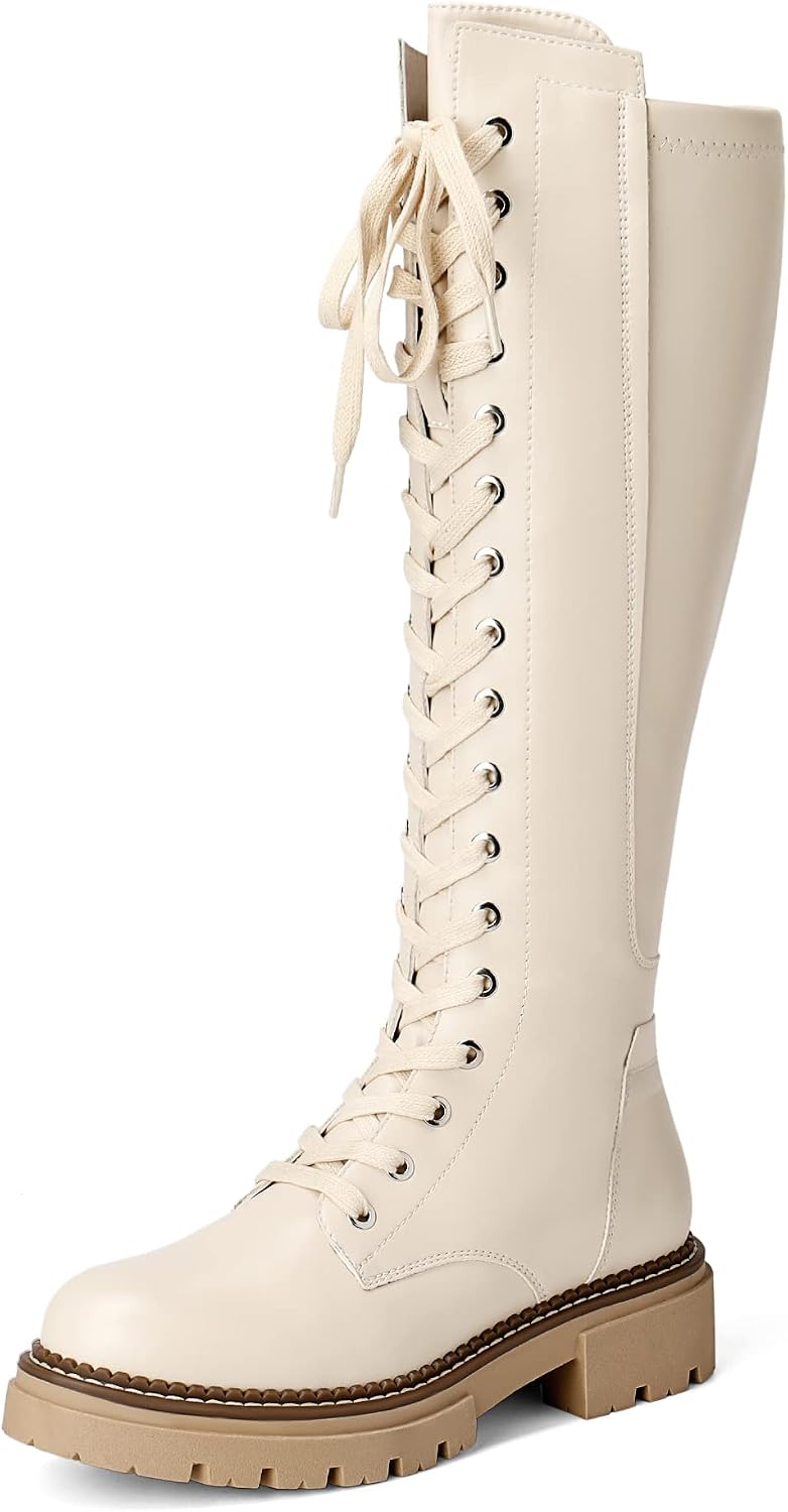 Detalle de DREAM PAIRS Kniehohe Damenstiefel