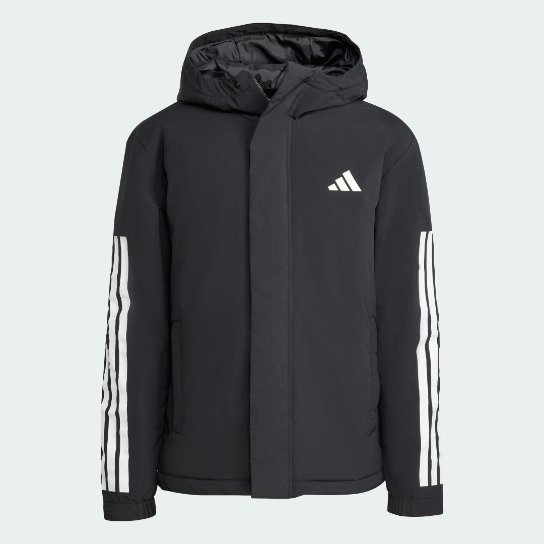 Detalle 2 de Adidas Climawarm 3‑Stripes Insulated chaqueta con capucha