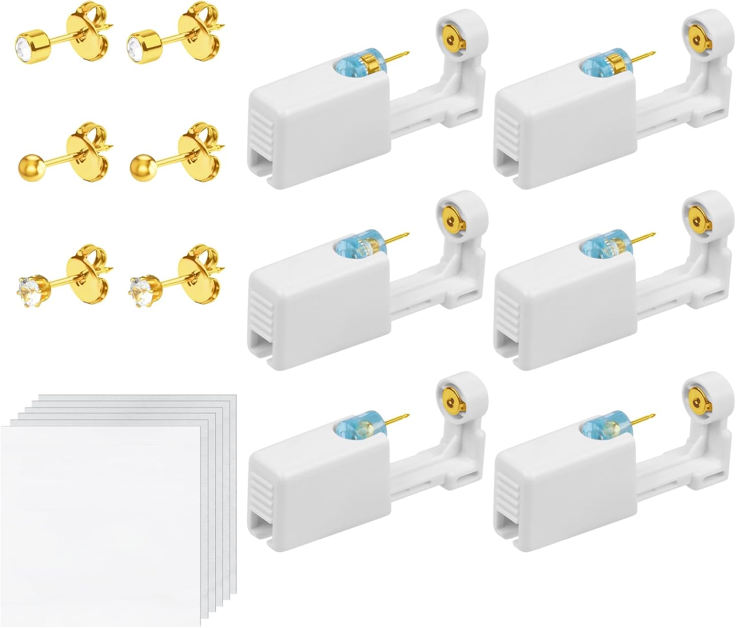 Thumbnail 6 de Aucuu Perceur d’oreille auto-perçant – kit pistolets de perçage pour oreilles (jetable)