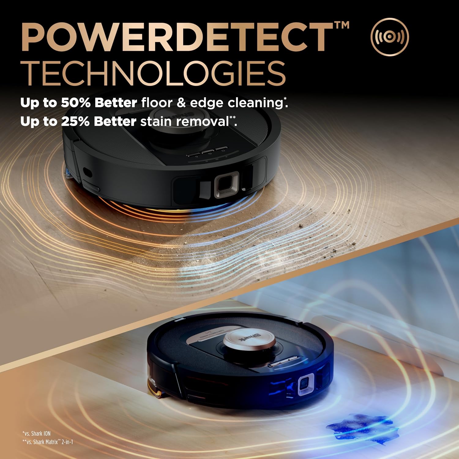 Detalle 1 de Shark RV2820ZECA PowerDetect NeverTouch Pro Robot Vacuum and Mop with 360° LiDAR