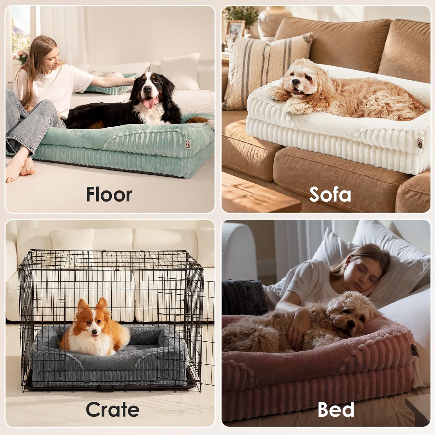 Thumbnail 6 de EHEYCIGA Orthopedic Dog Bed 42x30 Inch