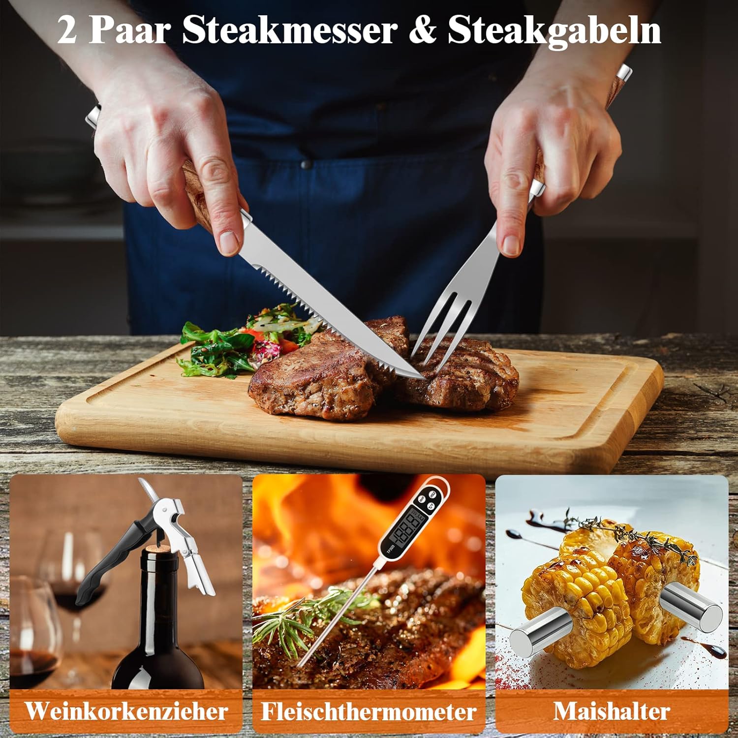 Thumbnail 3 de Grilliance 26-teiliges Grillzubehör