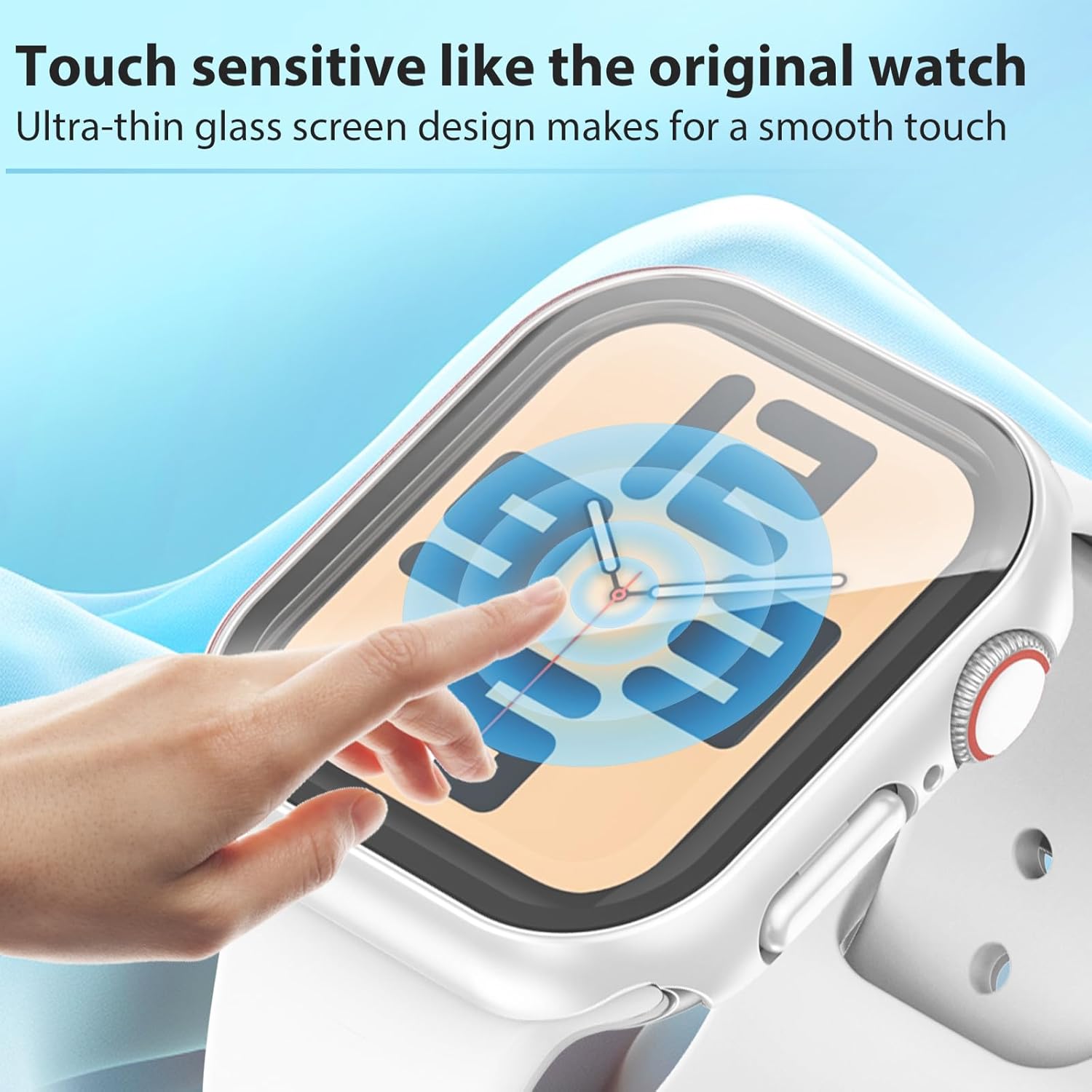 Thumbnail 1 de JDBLHM 6-Pack Protective Case for 46mm Apple Watch Series 11/Series 10 with Tempered Glass Screen Protector