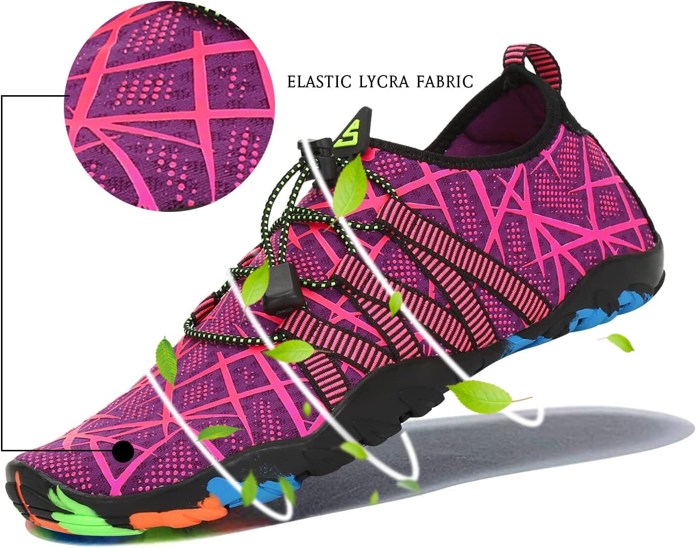 Thumbnail 2 de SAGUARO Chaussures Aquatiques Homme/Femme – Chaussures de plage à séchage rapide et drainage efficace