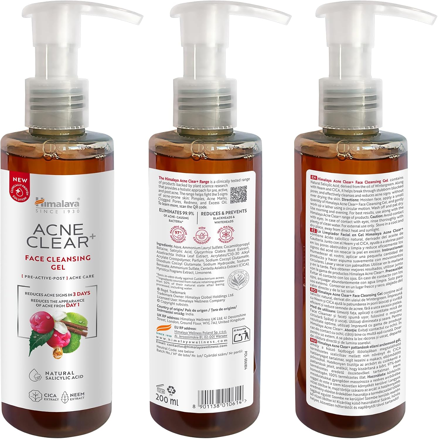 Thumbnail 1 de Himalaya Acne Clear+ Gel detergente viso 200 ml: recensione pratica e guida all’acquisto
