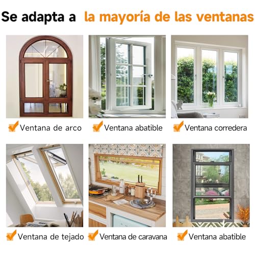 Detalle 2 de OWYR Mosquiteras para Ventanas Magnética 130×150 cm – Malla de Fibra de Vidrio, Cierre Magnético y Ajustable