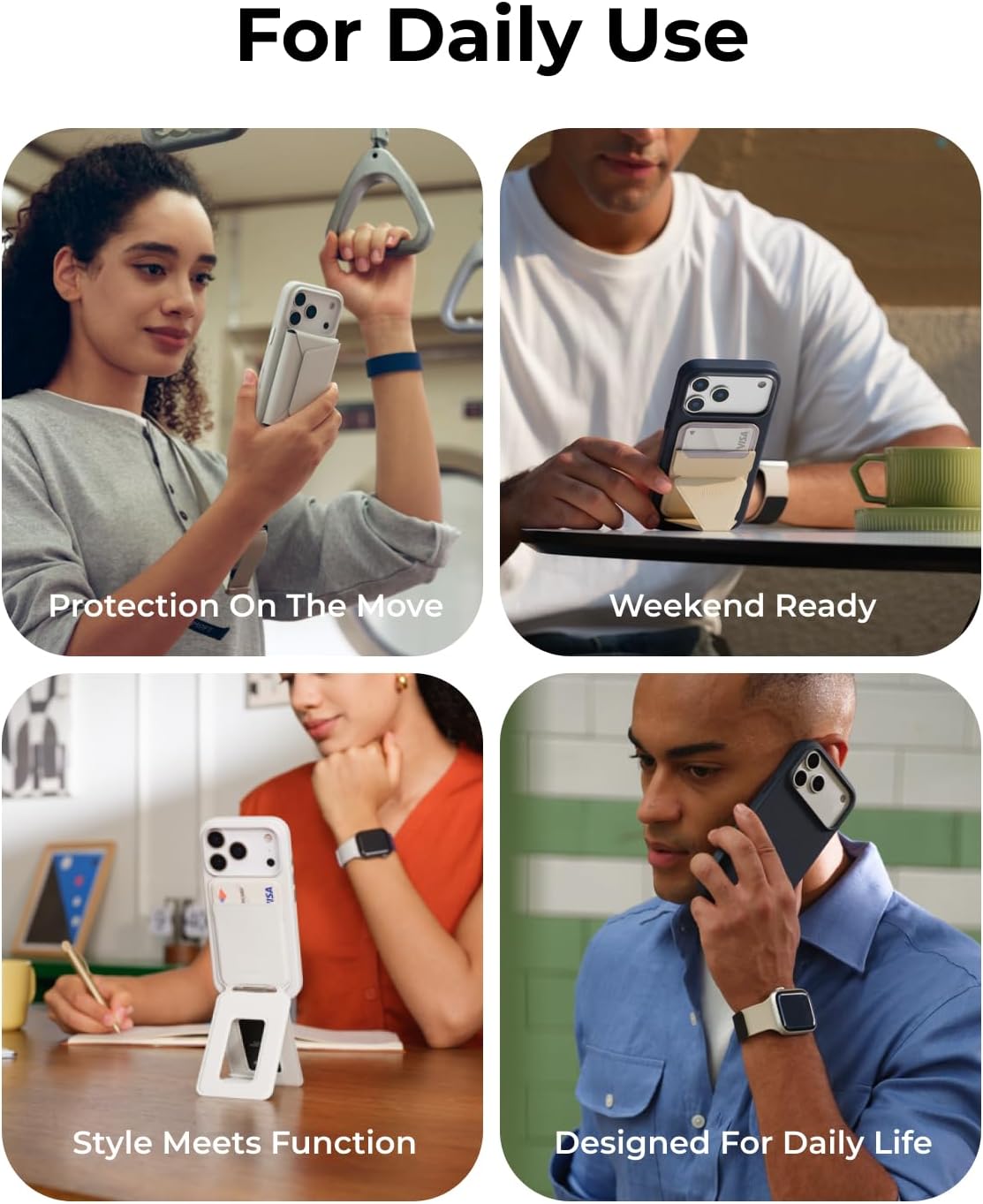 Thumbnail 5 de MOFT MOVAS Snap Case for iPhone 17 Pro Max (MagSafe Compatible) — Jet Black