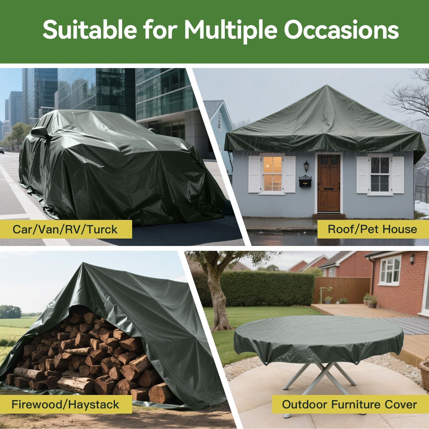 Thumbnail 6 de Covall Tarpaulin 4x4m waterproof tarp