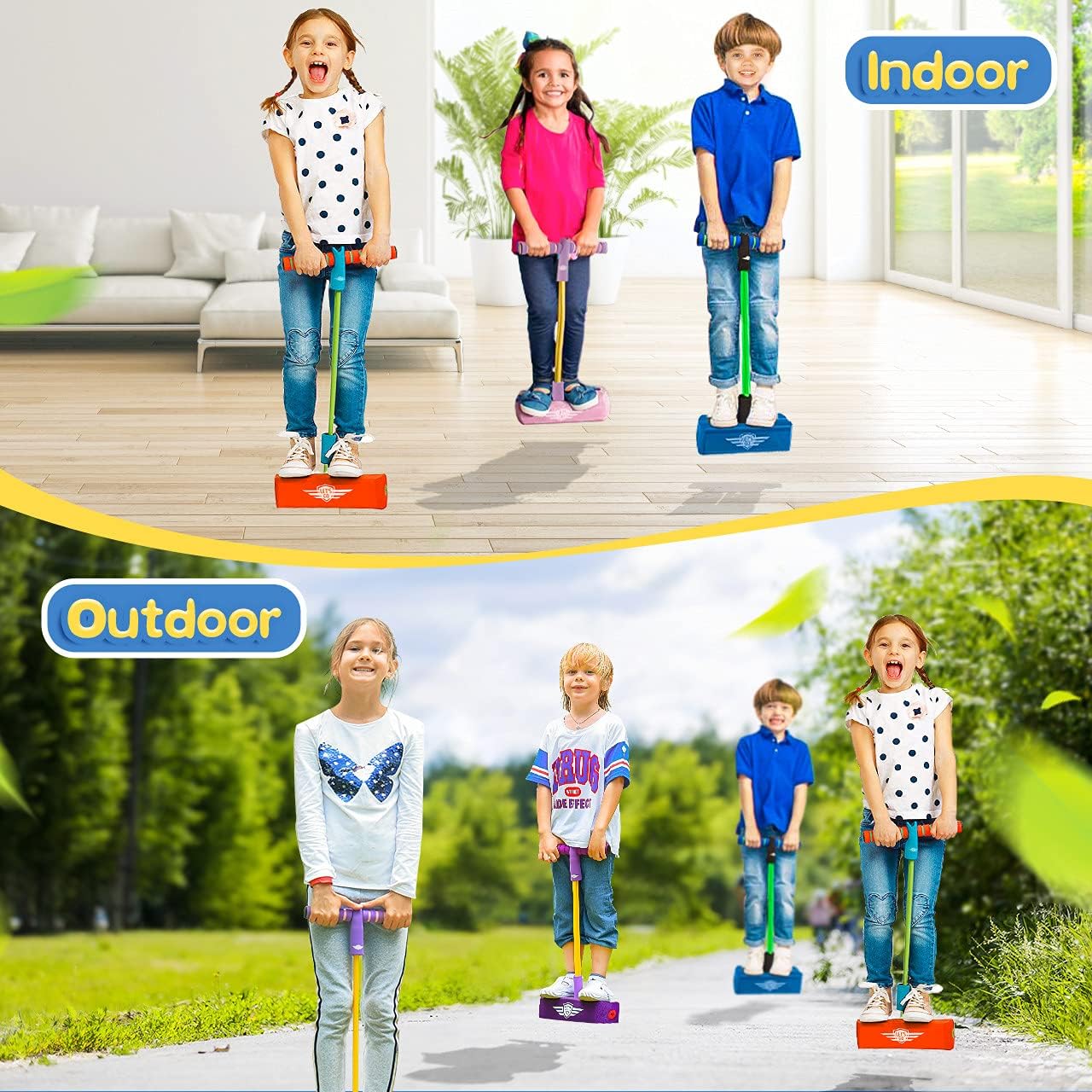 Thumbnail 4 de Toyzey Foam Pogo Jumper for Ages 3–12