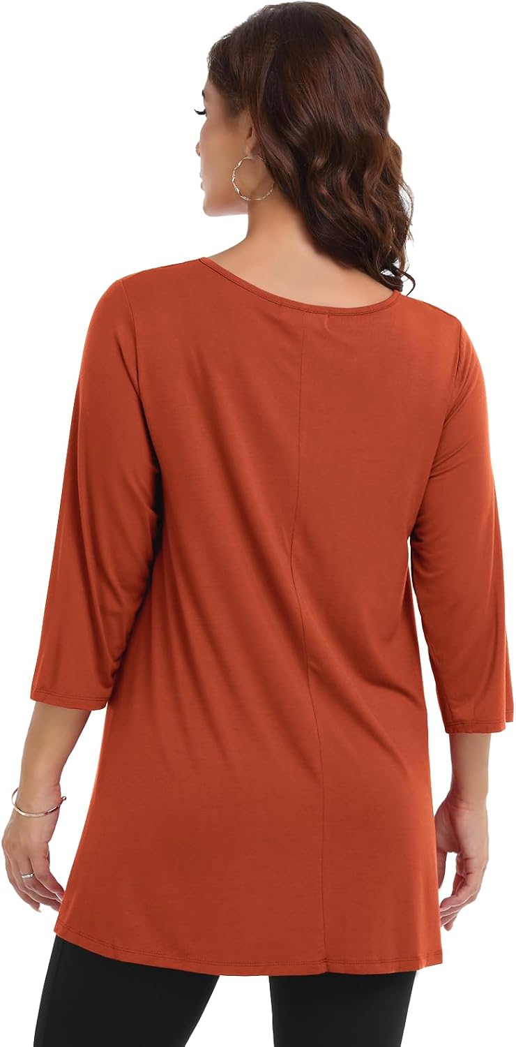 Thumbnail 4 de LARACE Plus-Size Tunic Top, 3/4 Sleeves