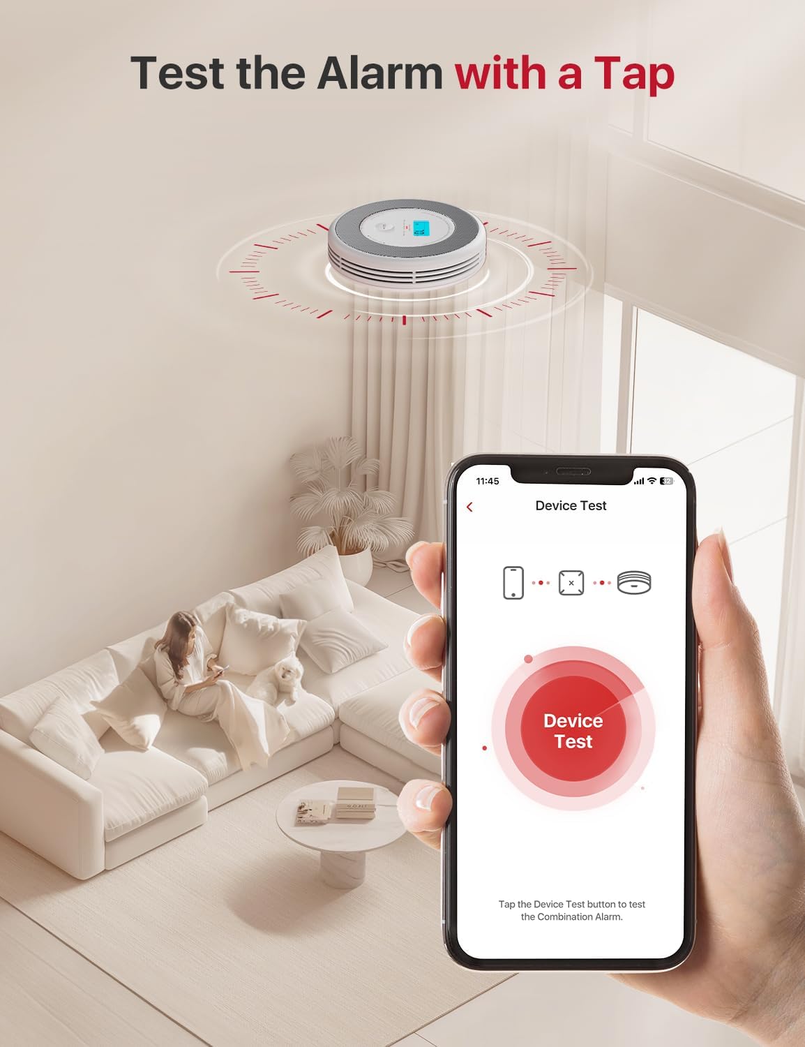 Thumbnail 6 de X-Sense XP0A-MR Wi‑Fi smoke and CO alarm 1-pack 🔔