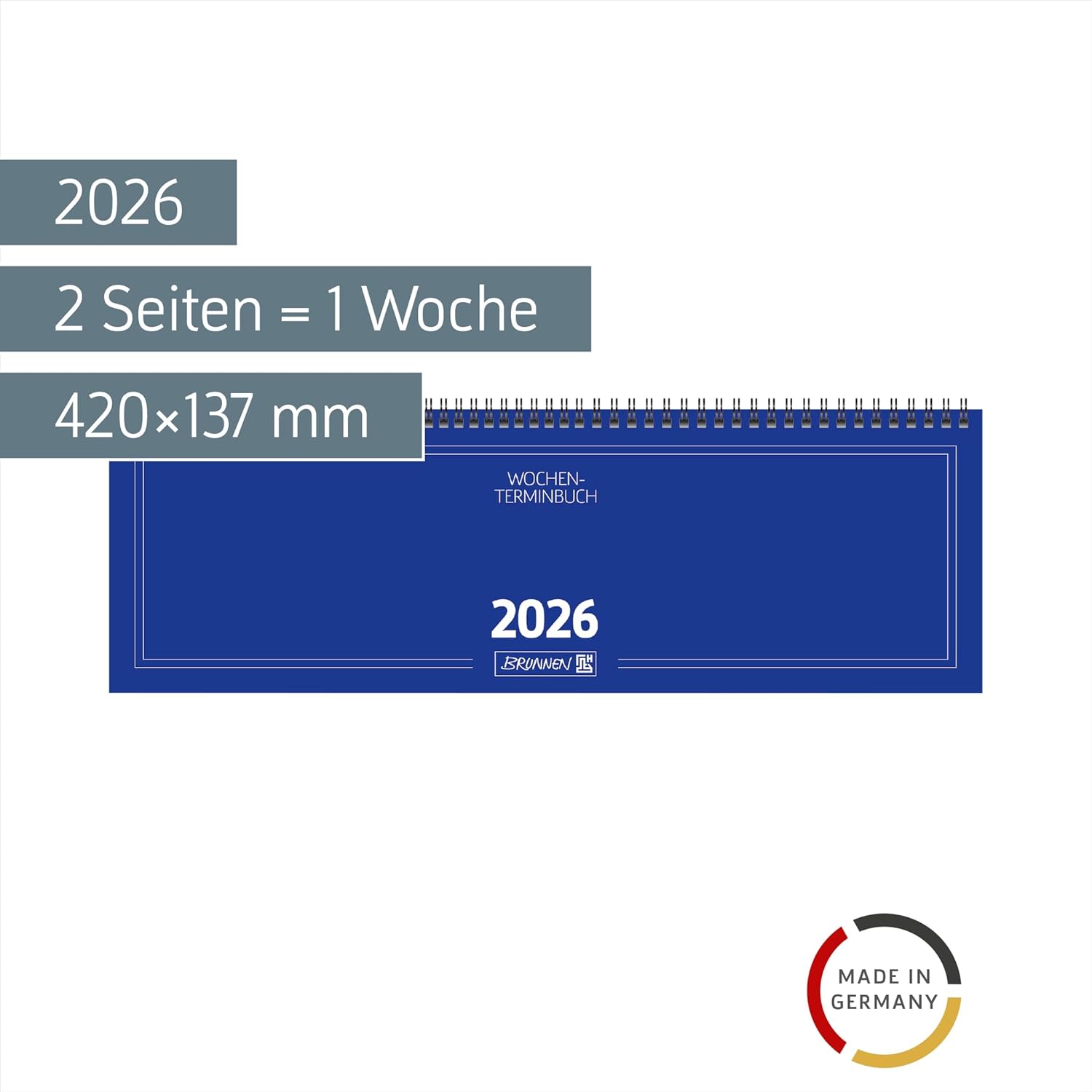 Thumbnail 1 de BRUNNEN Querterminbuch 775 für 2026