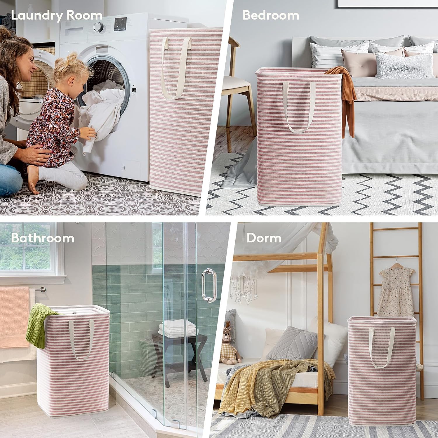 Thumbnail 5 de Lifewit 3 Pack Laundry Hamper 80L