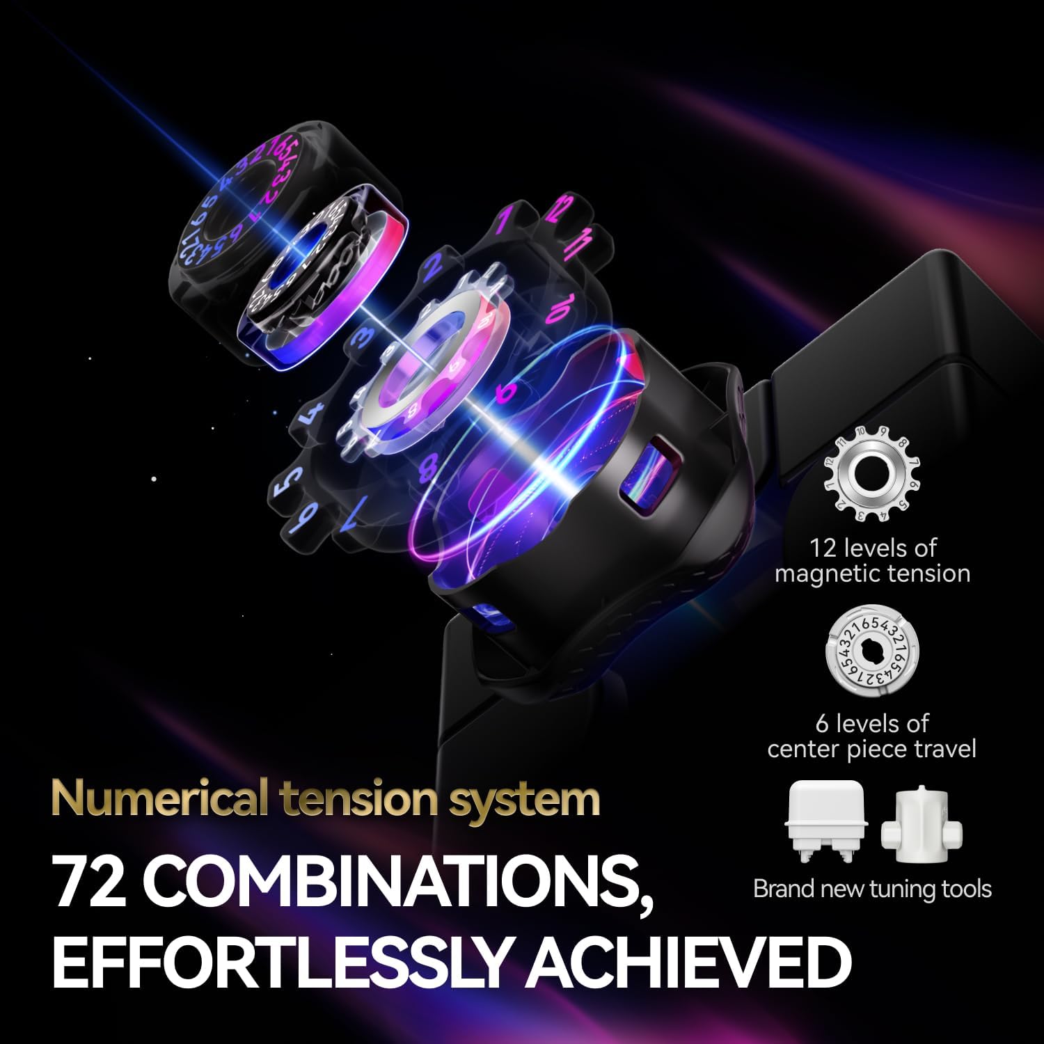 Thumbnail 5 de GAN 16 Maglev MAX Speed Cube 3x3 Magnetic — Ultimate Power and Customization for Cubers