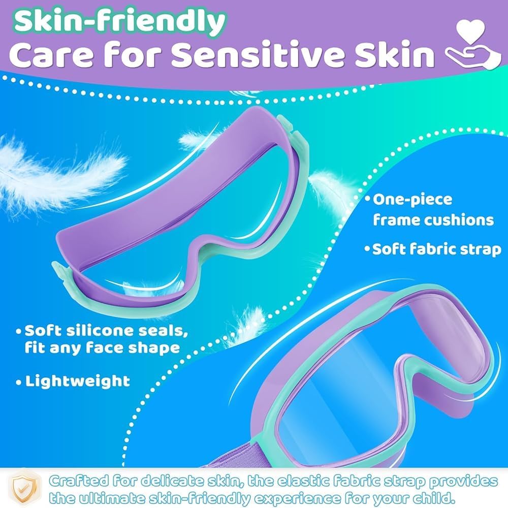 Thumbnail 5 de Vvinca Kids Swimming Goggles: Wide View, Anti-Fog, No Leak for Children