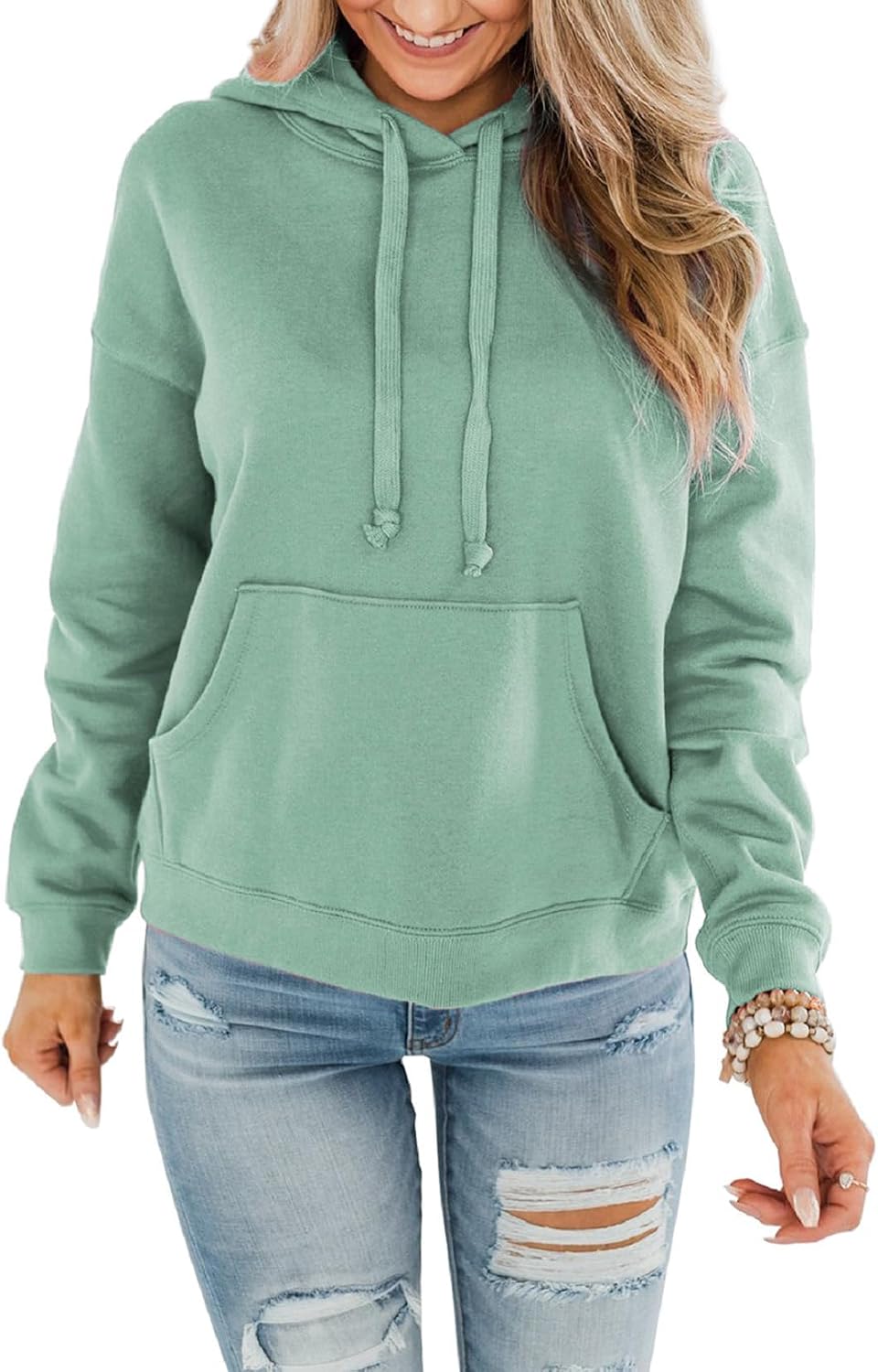 Detalle de EUHOM Hoodie Damen Kapuzenpullover