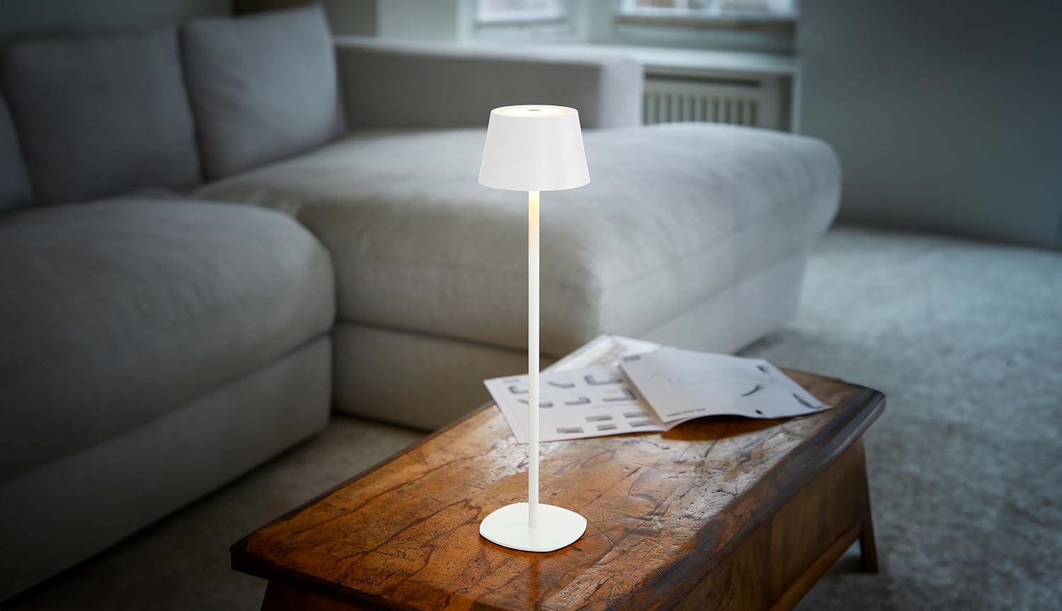 Detalle de Northpoint 3in1 LED Tischlampe Flaschenleuchte – flexible Lichtlösung für Innen & Außen