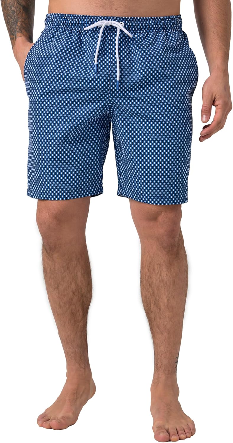 Detalle de JAY-PI Badehose AOP 20 cm, Costume da bagno uomo – Taglie Forti L-8XL
