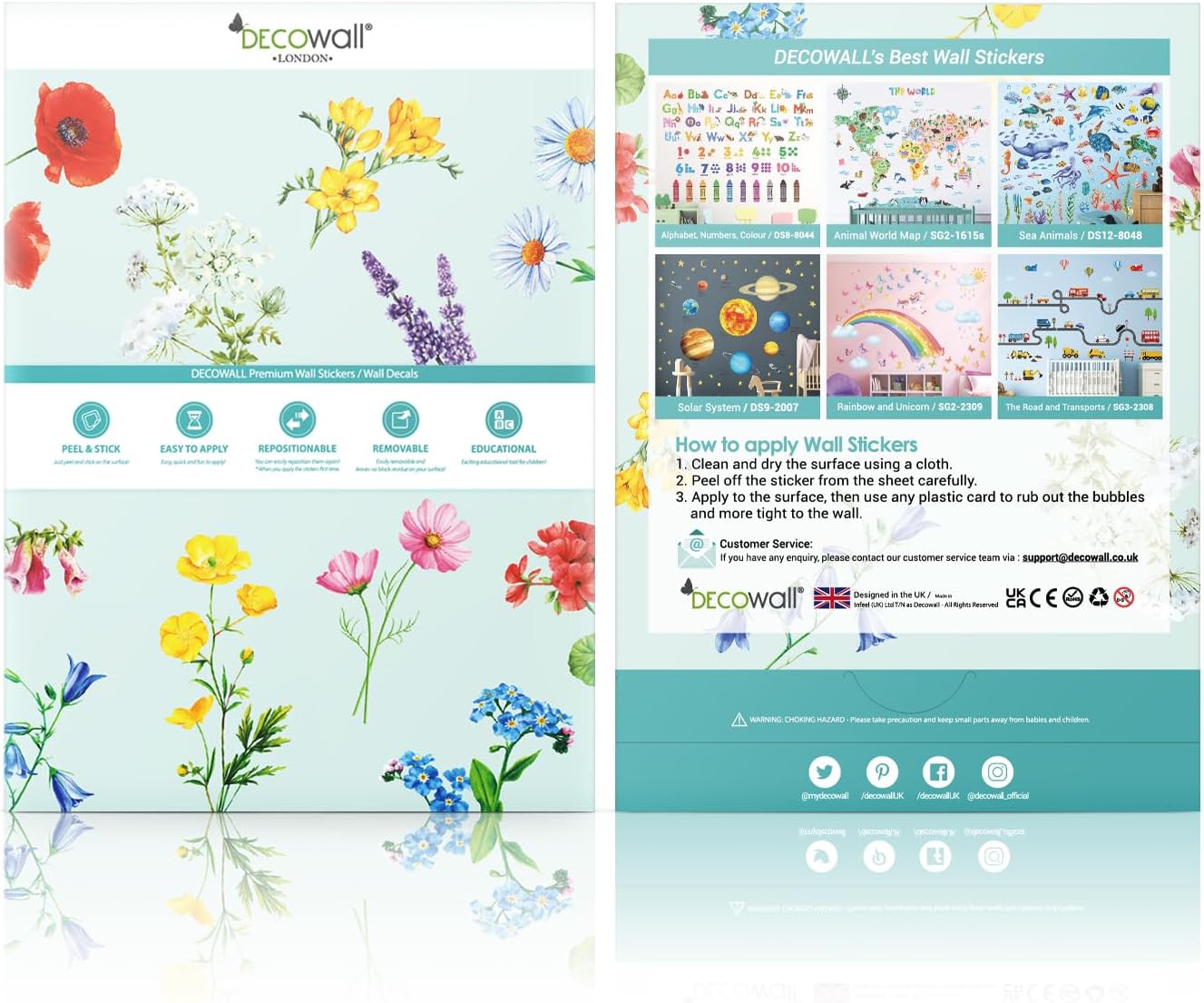 Thumbnail 6 de DECOWALL DS12-8079 Calcomanías de Sol y Nubes 🌞