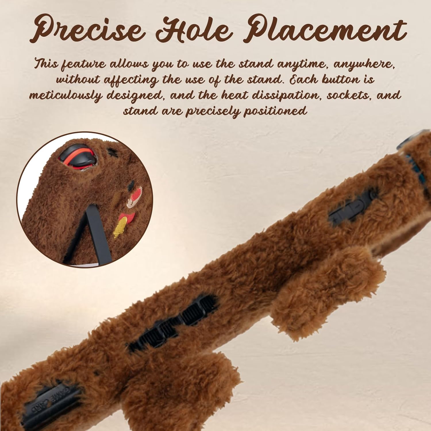 Thumbnail 4 de Cute Reindeer Plush Protective Case Cover for Nintendo Switch (2017)