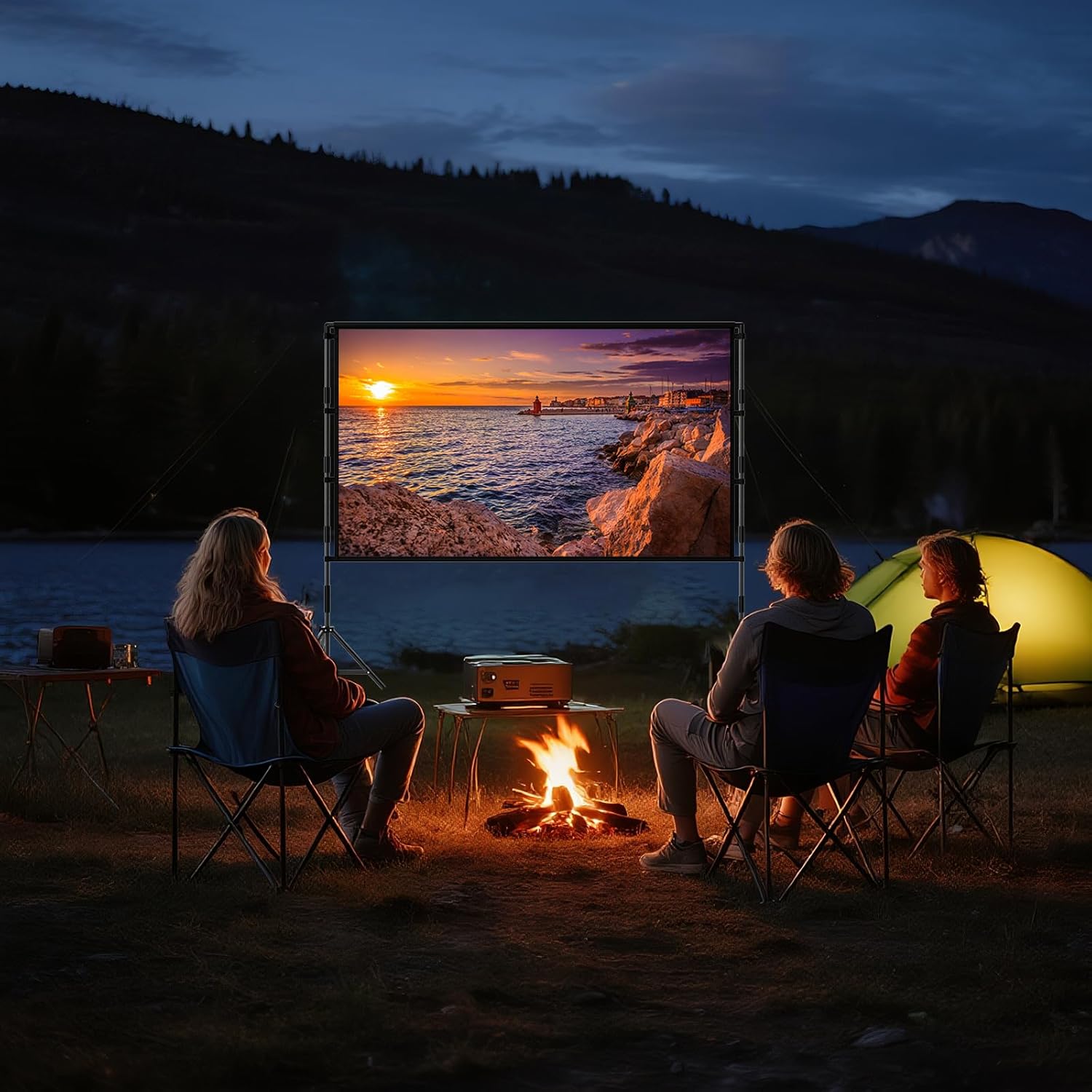Thumbnail 2 de TOWOND 84 inch Projector Screen