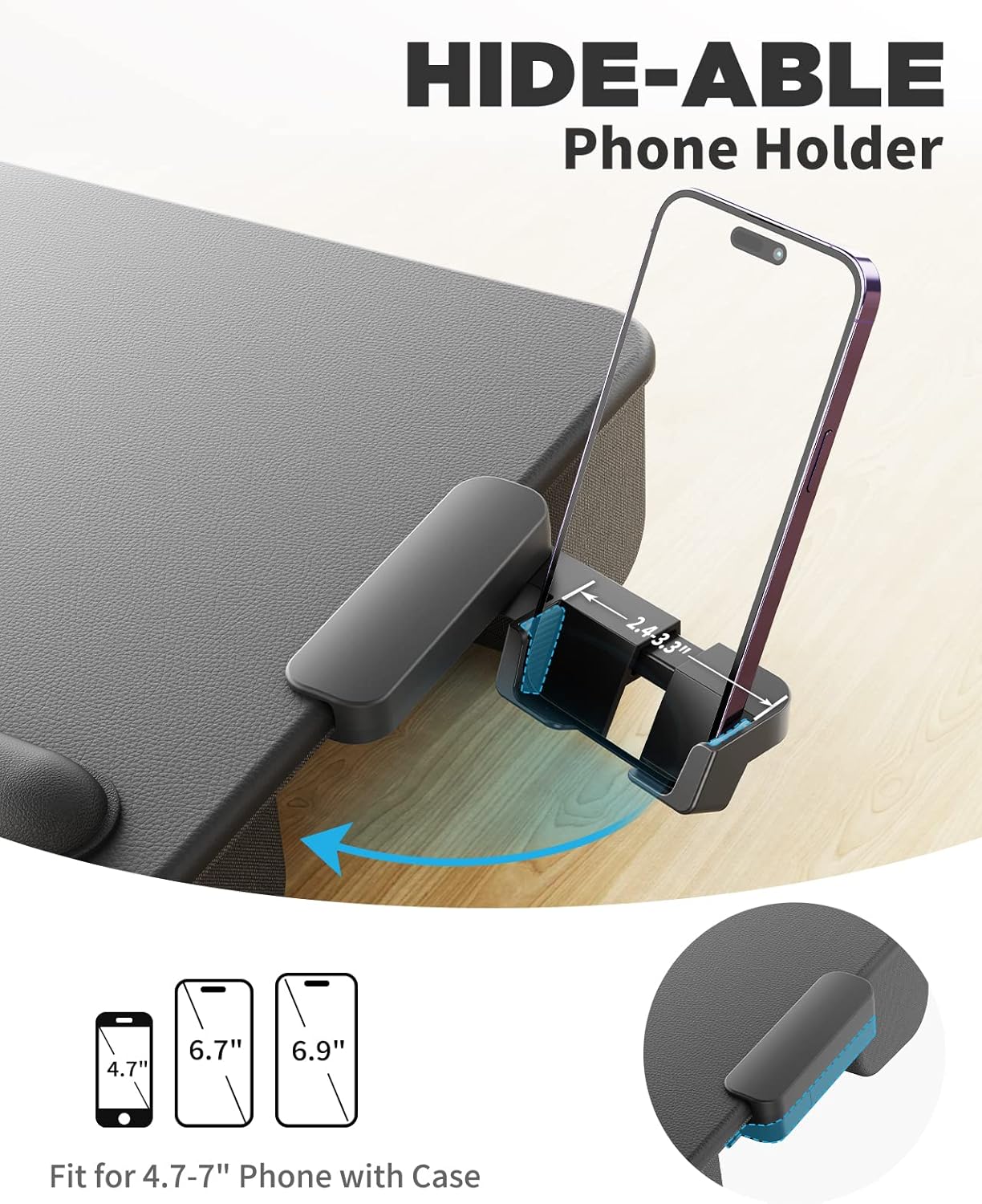 Detalle de SAIJI Lap Desk Laptop Tray
