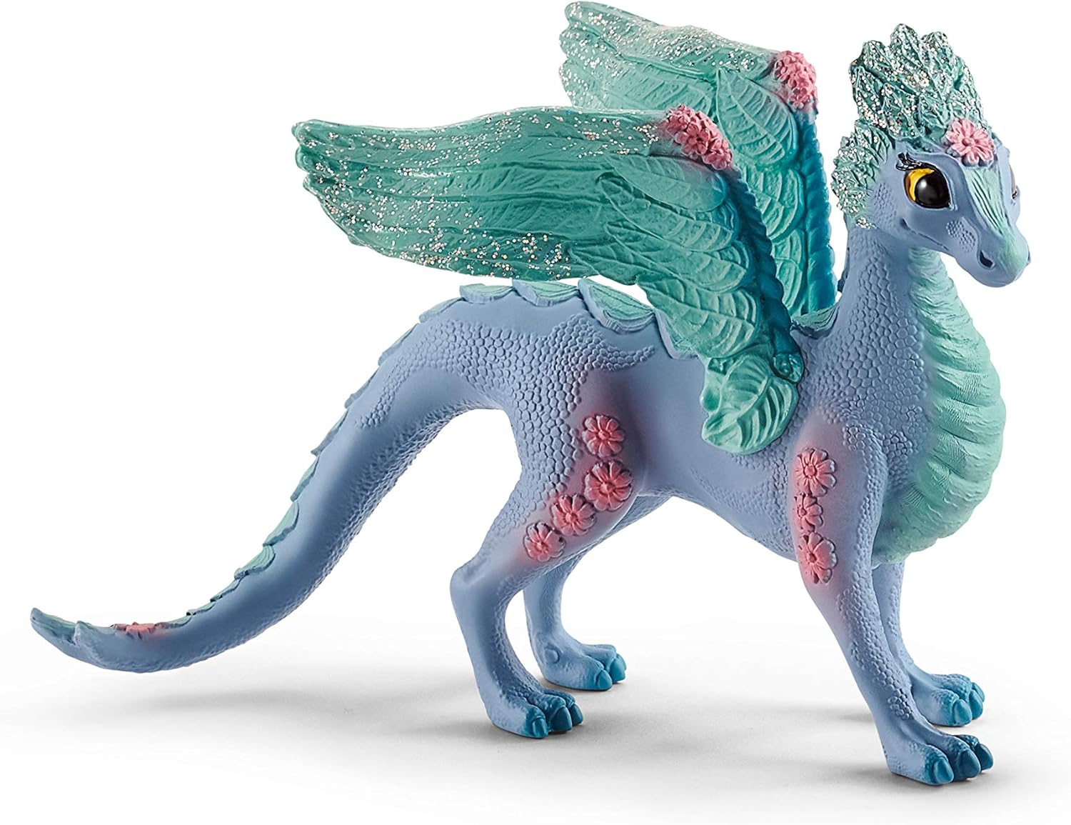 Detalle de Schleich Drago Fiore con Baby (3): figura dettagliata per gioco educativo