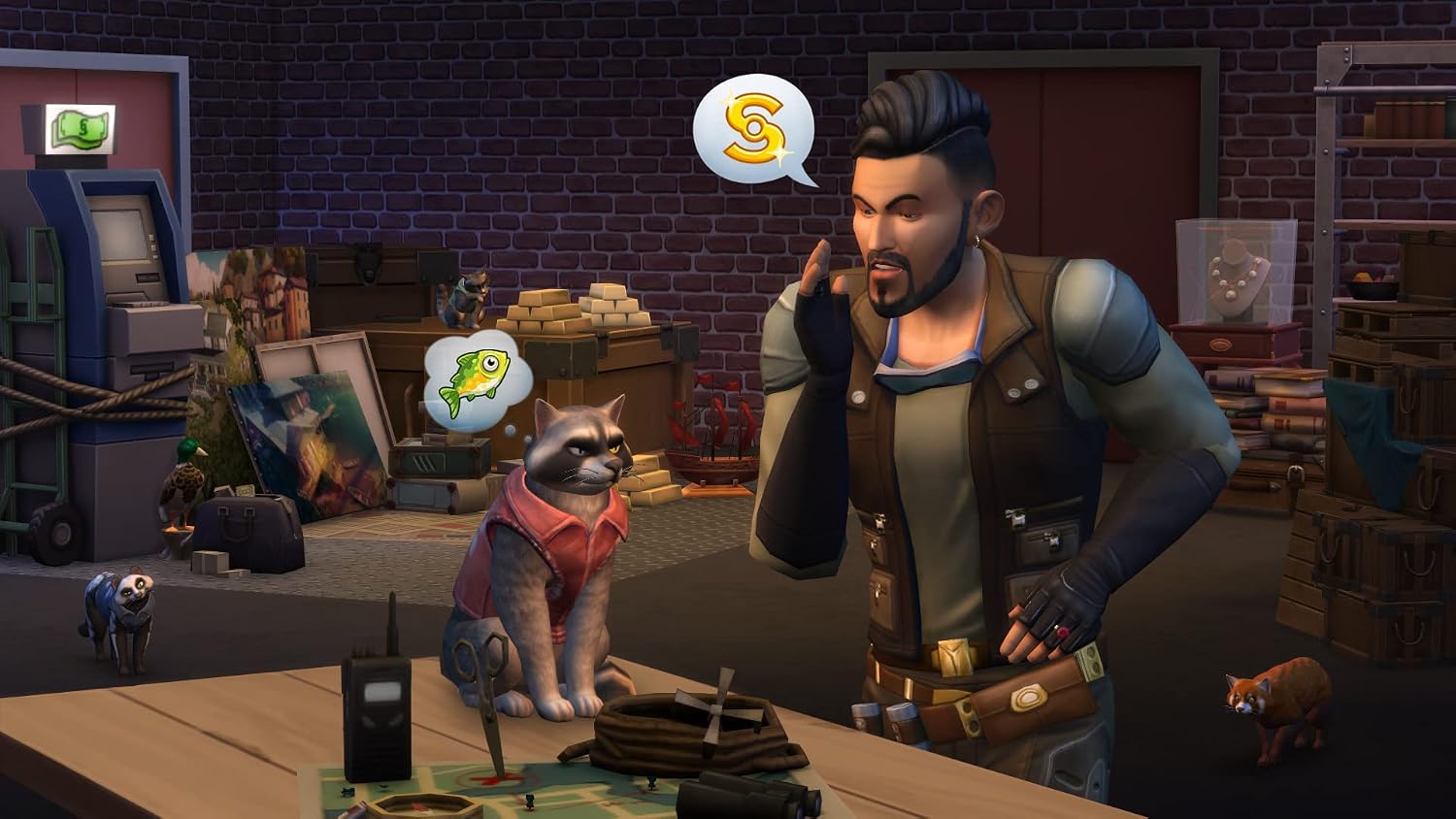 Detalle de Les Sims 4 Chiens et Chats (EP4) – Pack d’extension PC (Brindleton Bay)