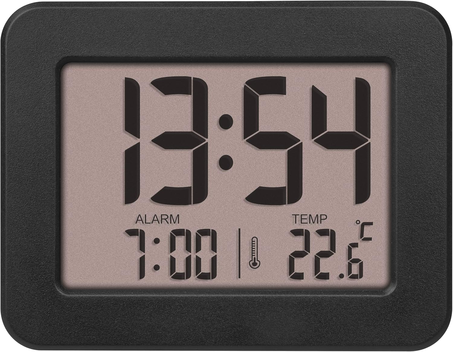 Thumbnail 1 de TFA Dostmann Mini réveil numérique 60.2044.01 — compact, thermometer et alarme bruyante