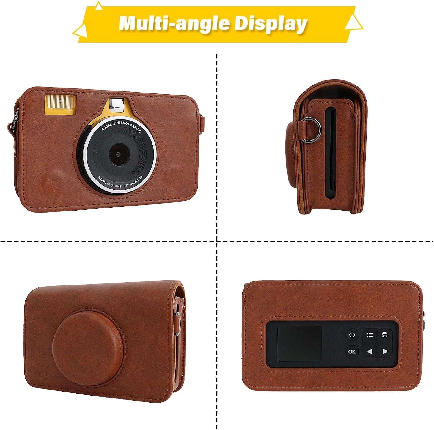 Thumbnail 3 de Rieibi Mini Shot 2 Retro Case PU Leather