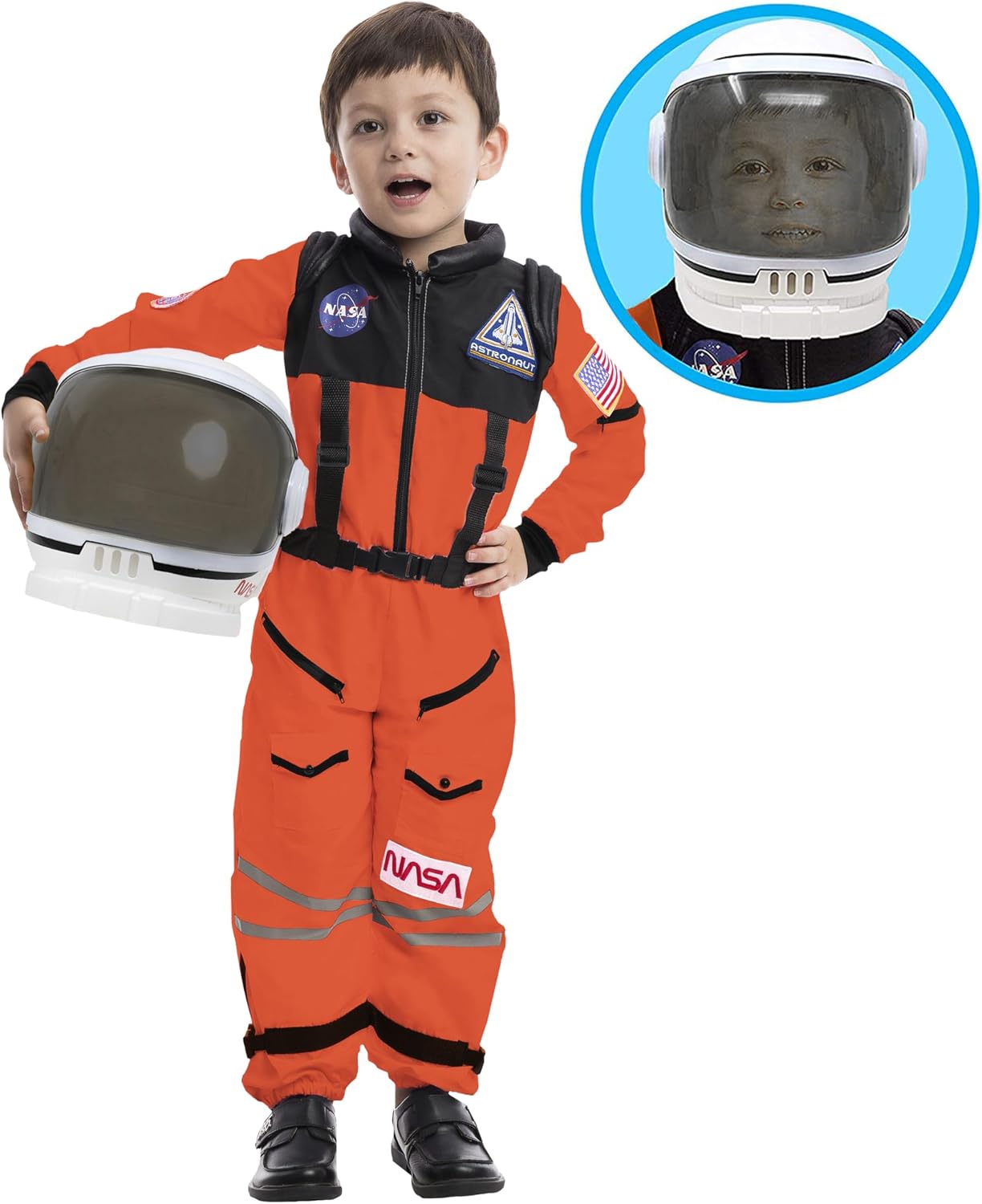 Detalle 2 de Spooktacular Creations Astronautenkostüm Größe 5–7 🎭