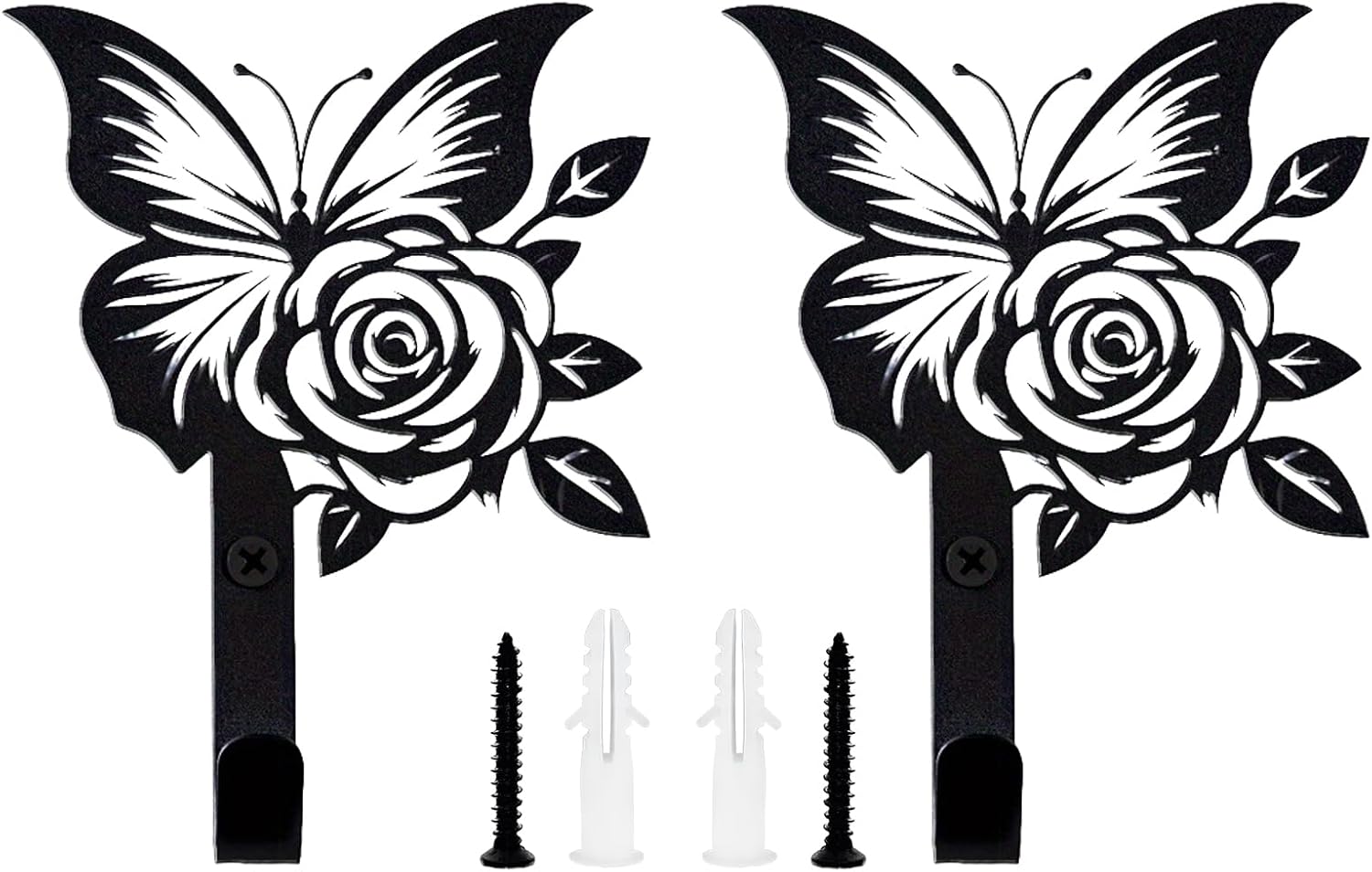 Detalle de Maijdoany butterfly wall hooks