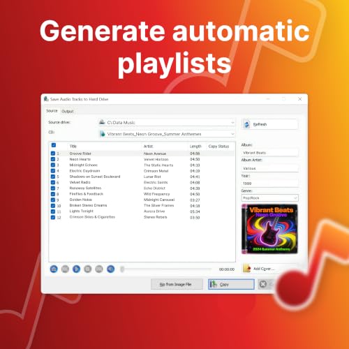 Detalle de Nero CD Ripper Software — Digitize Audio CDs to MP3, FLAC, AAC, WAV on Windows