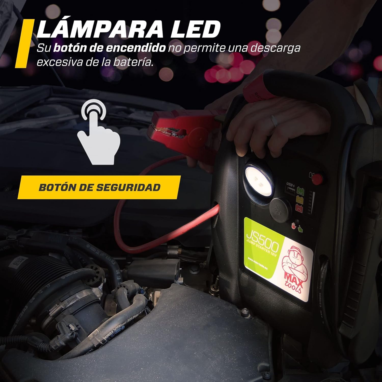 Thumbnail 4 de MAXTOOLS JS500 2200A Arrancador de emergencia para coches