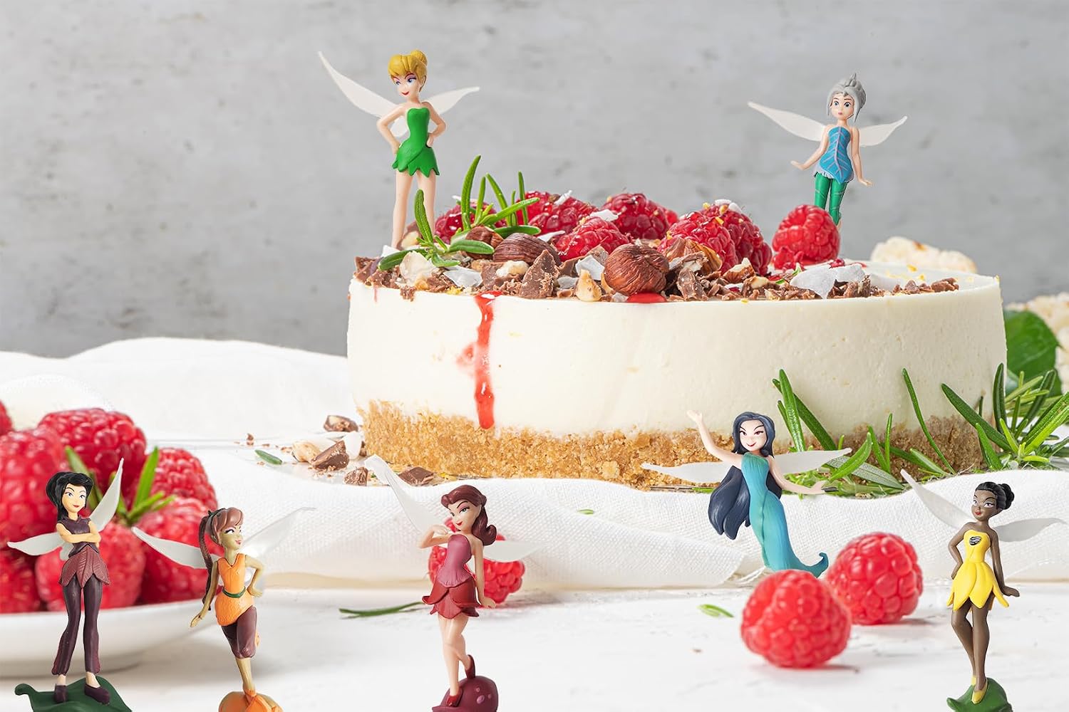 Detalle de Grostmend ティンカーベル 妖精ミニフィギュア7個セット ケーキトッパー・フェアリーガーデン装飾